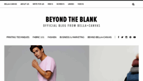 What Blog.bellacanvas.com website looked like in 2017 (6 years ago)