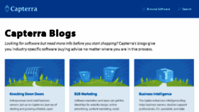 What Blog.capterra.com website looked like in 2017 (6 years ago)