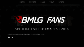 What Bmlgfans.com website looked like in 2017 (6 years ago)