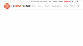 What Bhakticenter.org website looked like in 2017 (6 years ago)