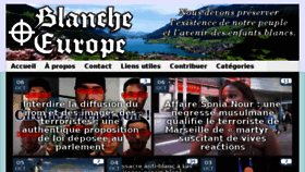 What Blancheurope.com website looked like in 2017 (6 years ago)