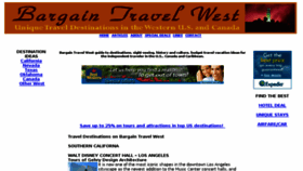 What Bargaintravelwest.com website looked like in 2017 (6 years ago)