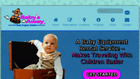 What Babysaway.com website looked like in 2017 (6 years ago)