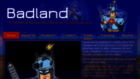 What Badland.co.uk website looked like in 2017 (6 years ago)