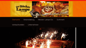 What Baeckerlampe.de website looked like in 2017 (6 years ago)