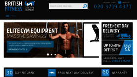 What Britishfitness.com website looked like in 2017 (6 years ago)