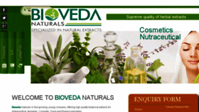 What Biovedanaturals.com website looked like in 2017 (6 years ago)