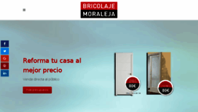 What Bricomoraleja.com website looked like in 2017 (6 years ago)