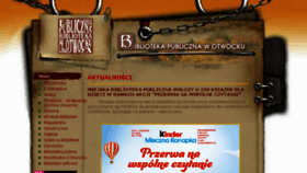 What Bibliotekaotwock.pl website looked like in 2017 (6 years ago)
