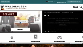 What B2b.waldhausen.com website looked like in 2017 (6 years ago)