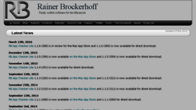 What Brockerhoff.net website looked like in 2017 (6 years ago)