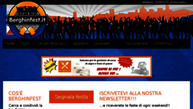 What Berghinfest.it website looked like in 2017 (6 years ago)