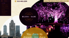 What Blissbysam.com website looked like in 2017 (6 years ago)