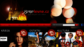 What Brnolevne.cz website looked like in 2017 (6 years ago)