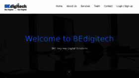 What Bedigitech.com website looked like in 2017 (6 years ago)