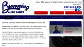What Browningautoparts.com website looked like in 2017 (6 years ago)