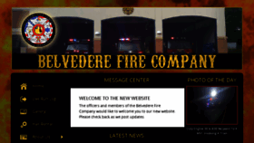 What Belvederefire.com website looked like in 2017 (6 years ago)