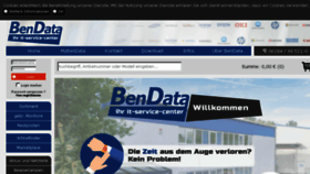 What Bendata.de website looked like in 2017 (6 years ago)