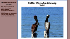 What Betterdaysarecoming.com website looked like in 2017 (6 years ago)