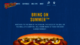 What Ballparkmeats.com website looked like in 2017 (6 years ago)