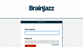 What Brainjazz.net website looked like in 2017 (6 years ago)