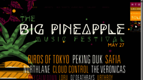 What Bigpineapplemusicfestival.com website looked like in 2017 (6 years ago)