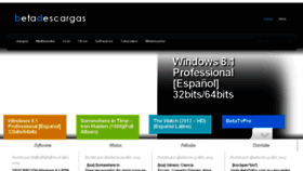 What Betadescargas.com website looked like in 2017 (6 years ago)