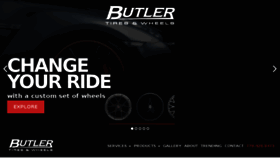 What Butlertire.com website looked like in 2017 (6 years ago)