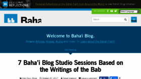 What Bahaiblog.net website looked like in 2017 (6 years ago)