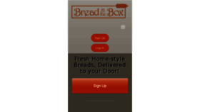 What Breadinthebox.com website looked like in 2017 (6 years ago)