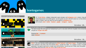What Bontegames.com website looked like in 2017 (6 years ago)