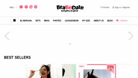 What Brabecute.com website looked like in 2017 (6 years ago)