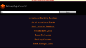 What Bankjobguide.com website looked like in 2017 (6 years ago)