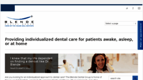 What Blendedentalgroup.com website looked like in 2017 (6 years ago)