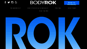 What Bodyrok.com website looked like in 2017 (6 years ago)