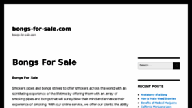 What Bongs-for-sale.com website looked like in 2017 (6 years ago)