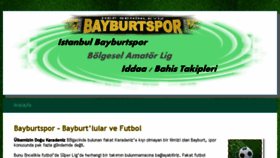 What Bayburtspor.com website looked like in 2017 (6 years ago)