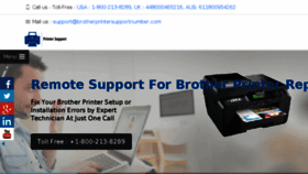 What Brotherprintersupportnumber.com website looked like in 2017 (6 years ago)