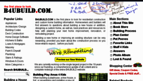 What B4ubuild.com website looked like in 2017 (7 years ago)