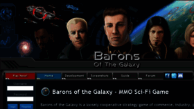 What Baronsofthegalaxy.com website looked like in 2017 (6 years ago)
