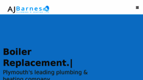What Barnesplumbing.co.uk website looked like in 2017 (6 years ago)