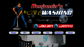 What Benjaminscarpetcleaning.com website looked like in 2017 (6 years ago)