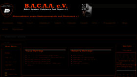 What Bacaa.de website looked like in 2017 (6 years ago)