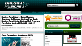 What Baixakimusicas.net website looked like in 2017 (6 years ago)