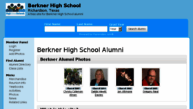 What Berknerhighschool.org website looked like in 2017 (6 years ago)