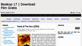 What Bioskop17.blogspot.com website looked like in 2017 (6 years ago)