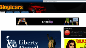 What Blogicars.com website looked like in 2017 (6 years ago)