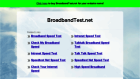What Broadbandtest.net website looked like in 2017 (6 years ago)