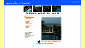 What Beachcombersparadise.com website looked like in 2017 (6 years ago)