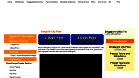 What Bangkokcitypass.com website looked like in 2017 (6 years ago)